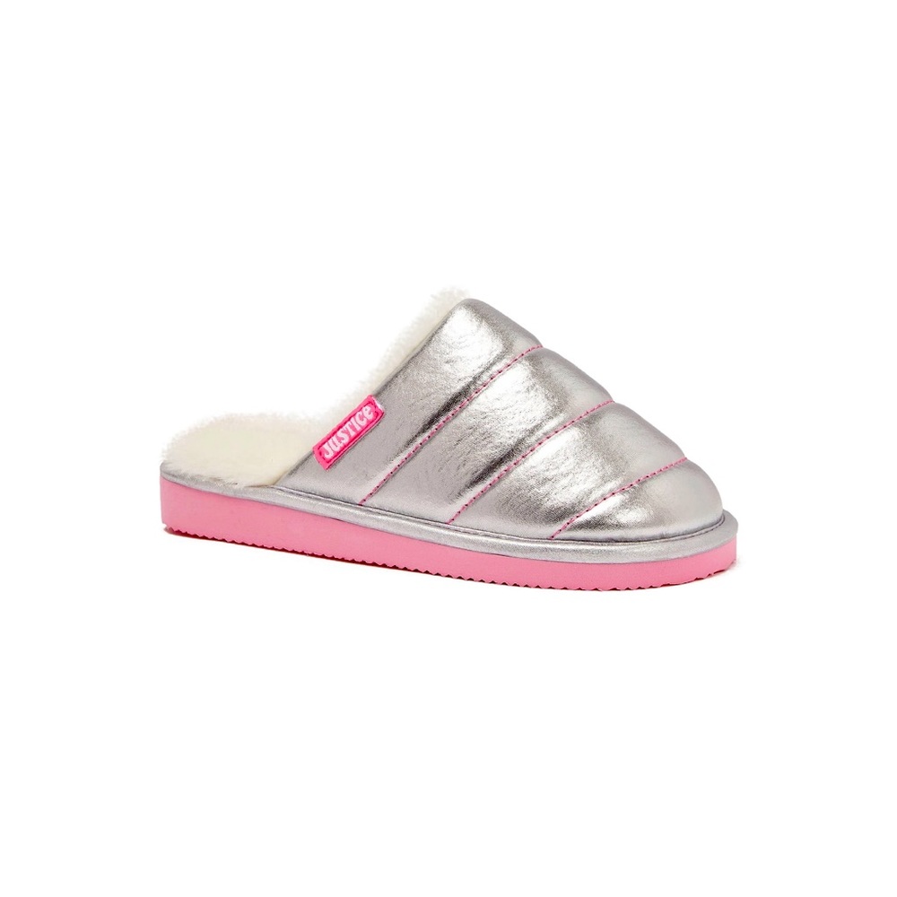 Girls Justice Slippers Size 6